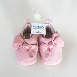 Baby Girl Pink Bow Shoes